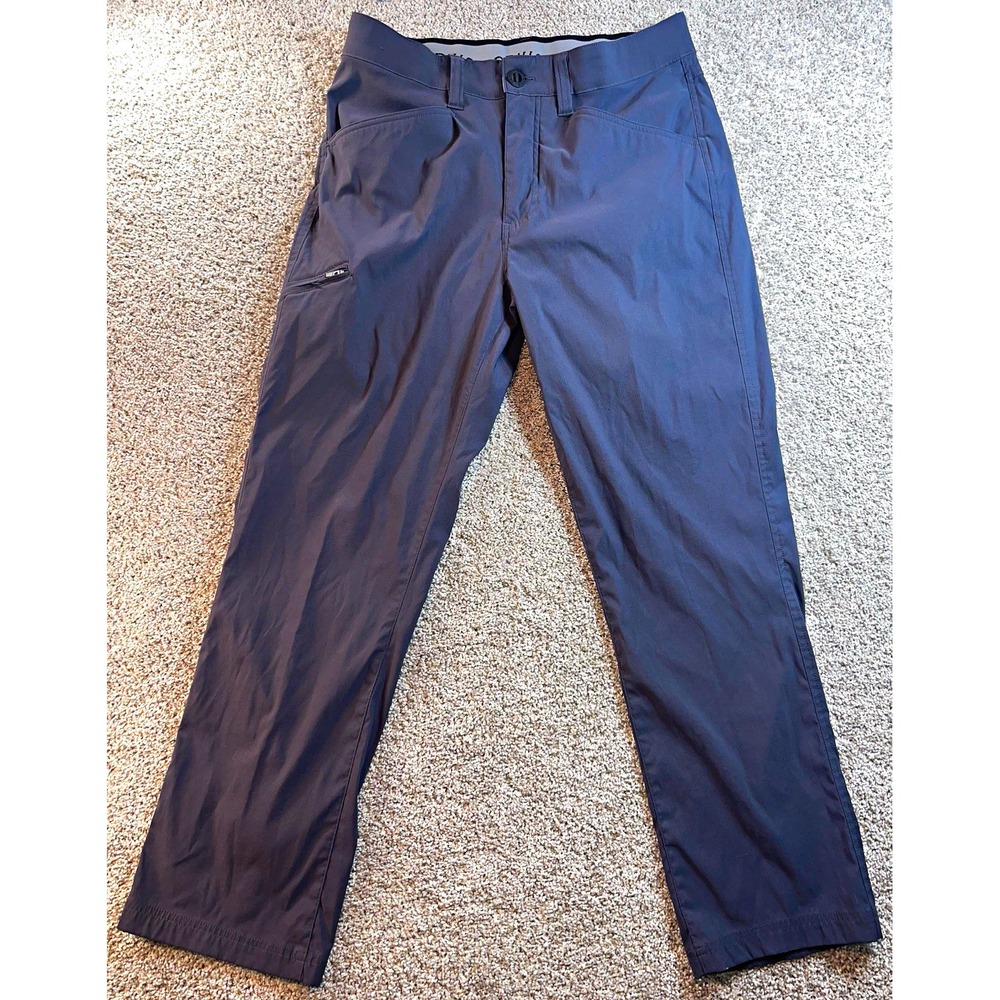 Orvis Mens Tech Performance Pants Gray 32x29 Stretch Hiking Outdoor Travel